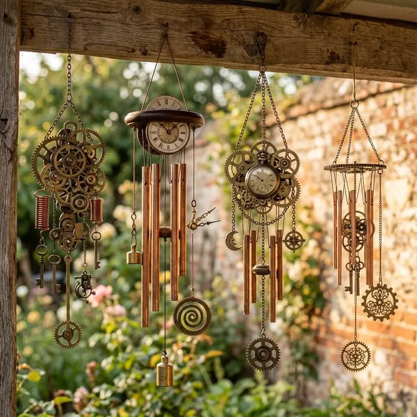 Popular steampunk wind chime styles