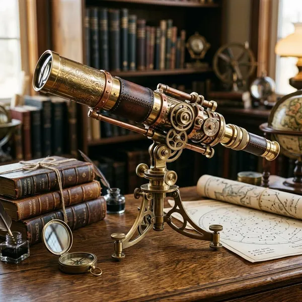 telescope steampunk