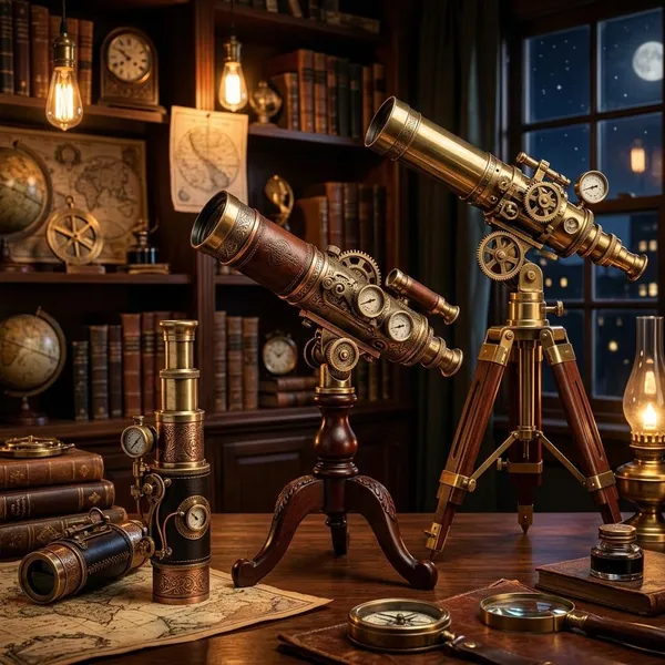 Types of steampunk telescopes